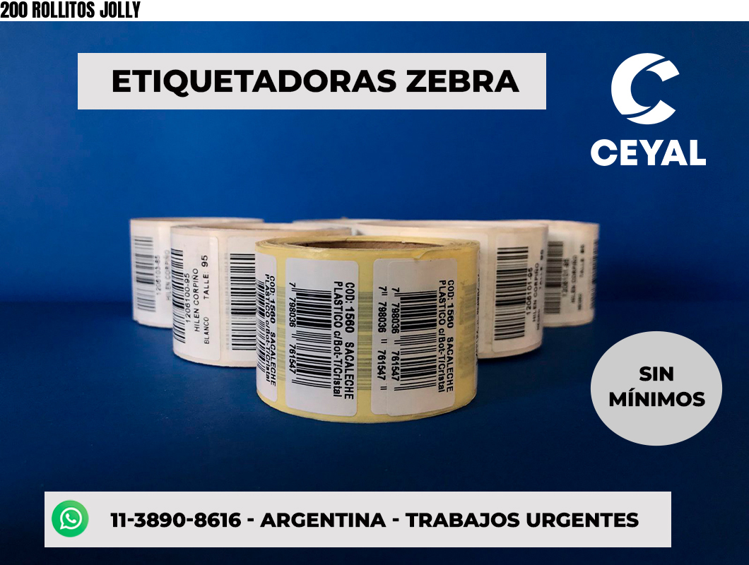200 ROLLITOS JOLLY