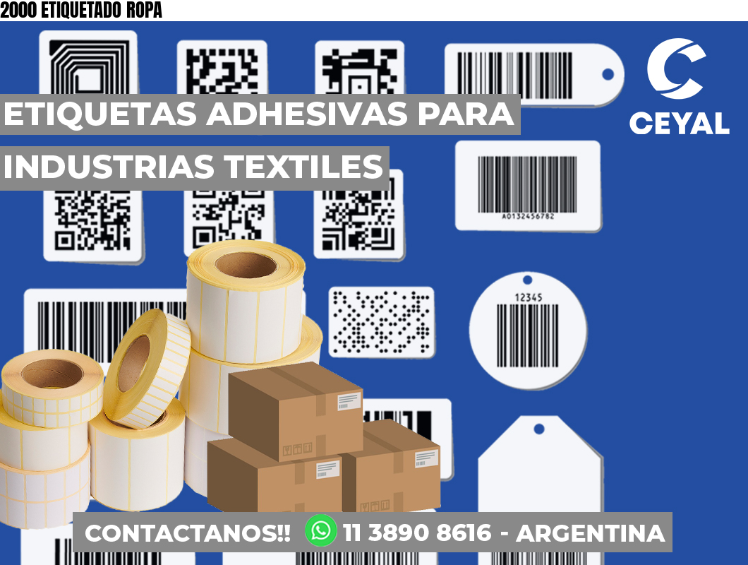2000 ETIQUETADO ROPA