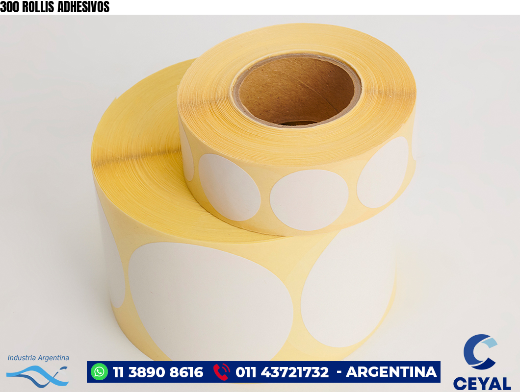 300 ROLLIS ADHESIVOS