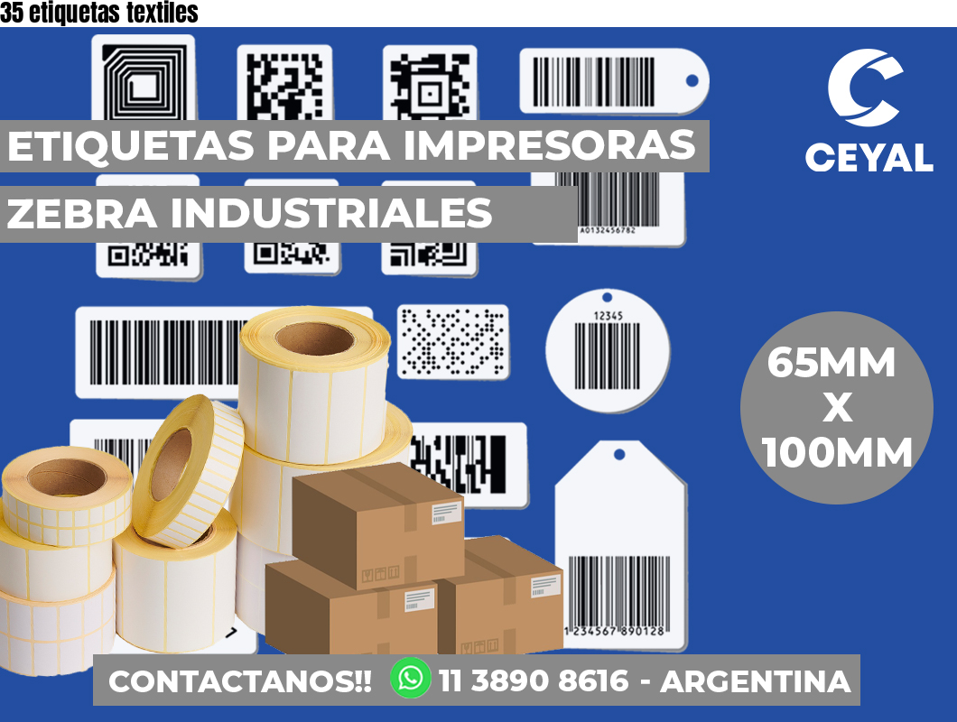 35 etiquetas textiles