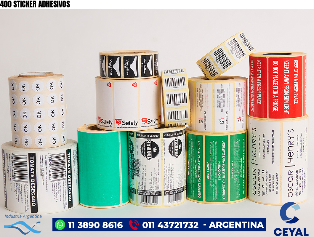 400 STICKER ADHESIVOS