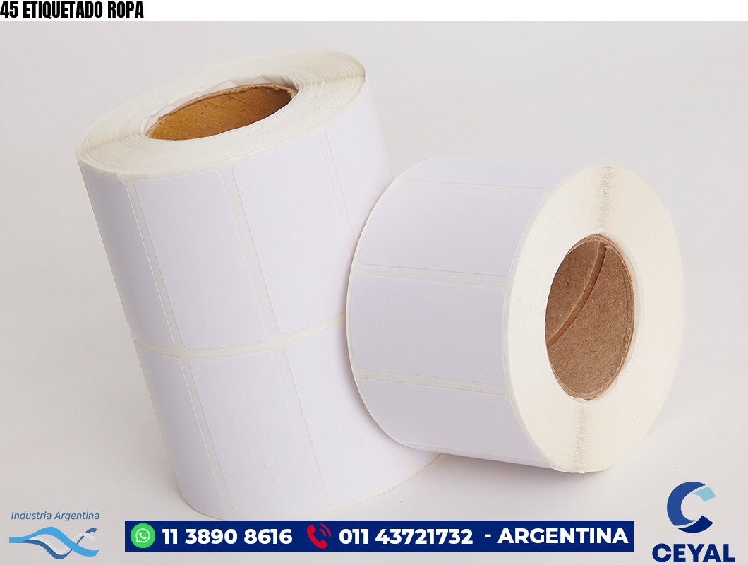 45 ETIQUETADO ROPA