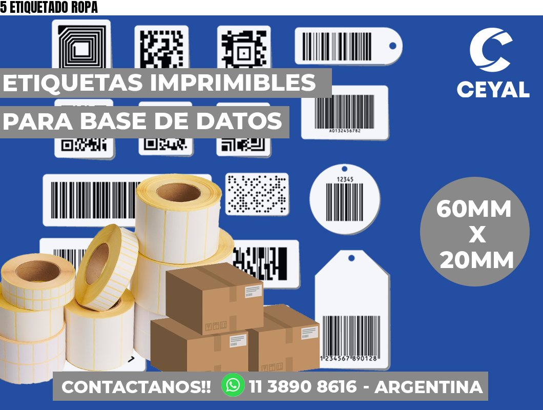 5 ETIQUETADO ROPA