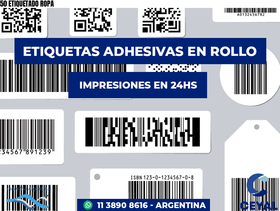 50 ETIQUETADO ROPA