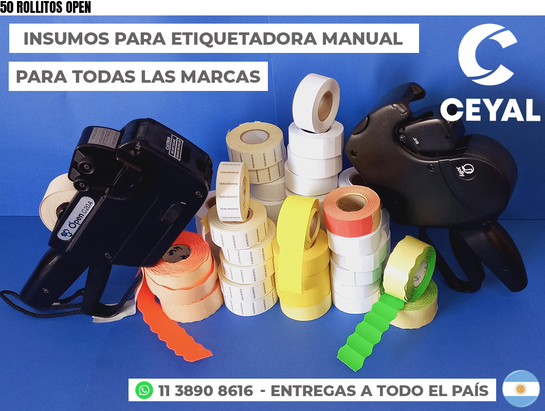 50 ROLLITOS OPEN