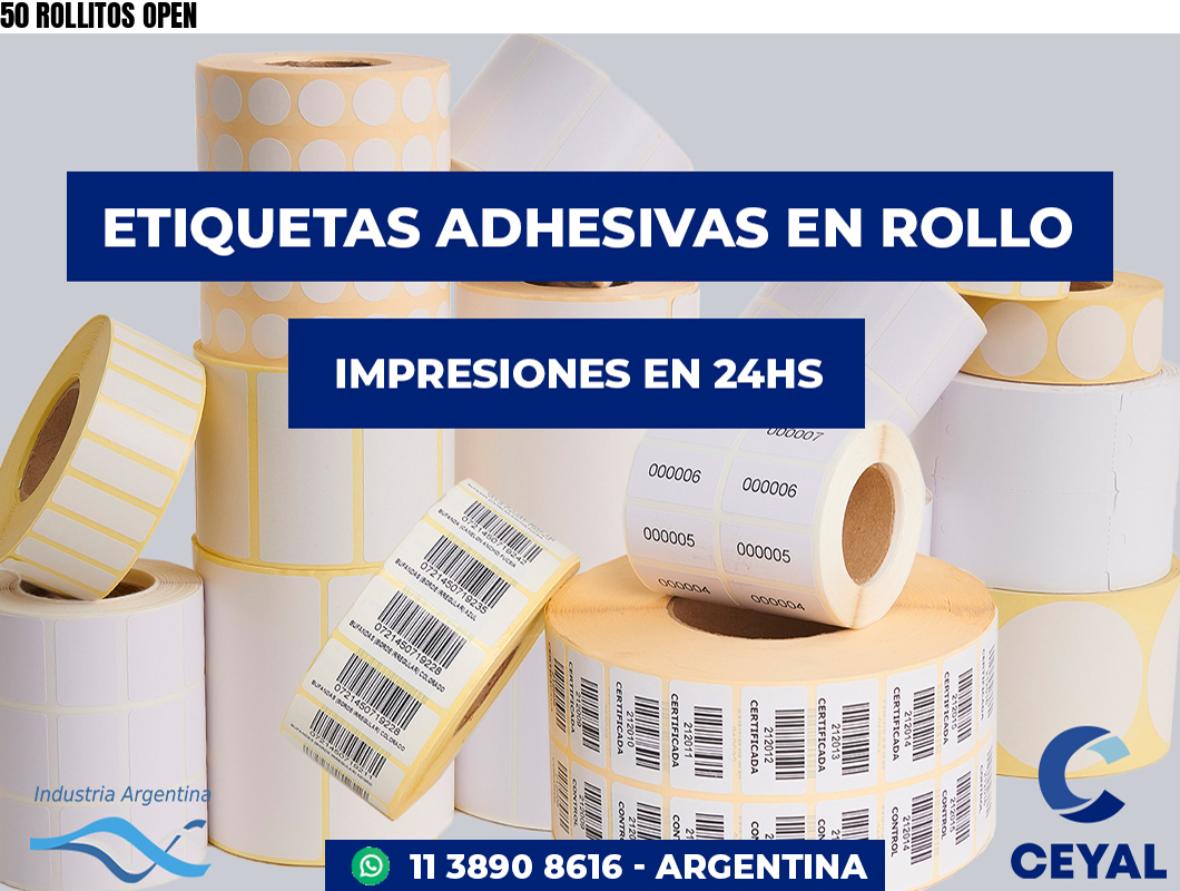 50 ROLLITOS OPEN