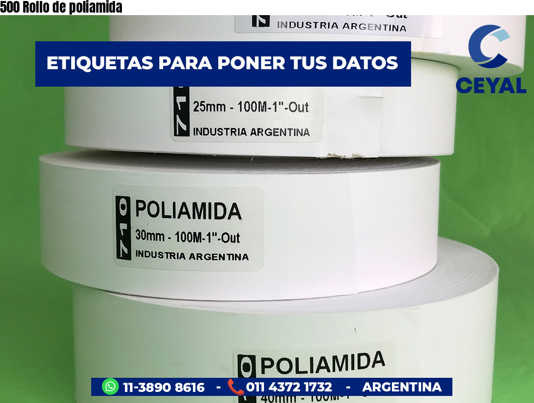 500 Rollo de poliamida