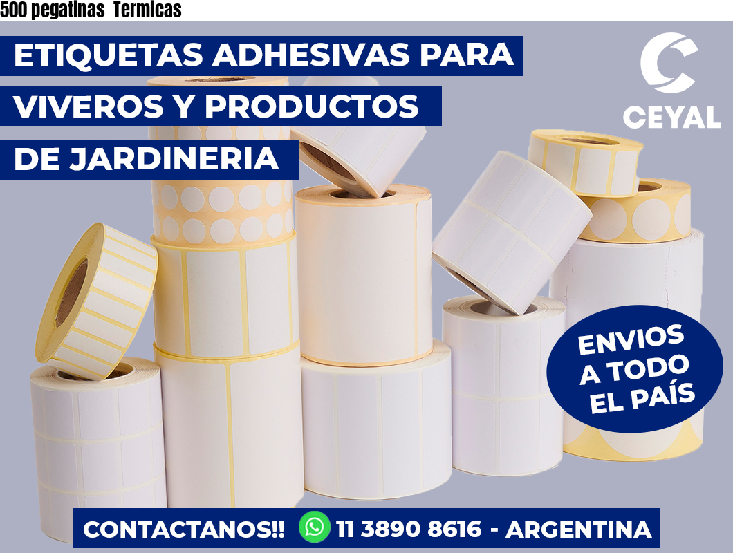 500 pegatinas  Termicas
