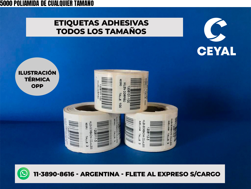 5000 POLIAMIDA DE CUALQUIER TAMAÑO