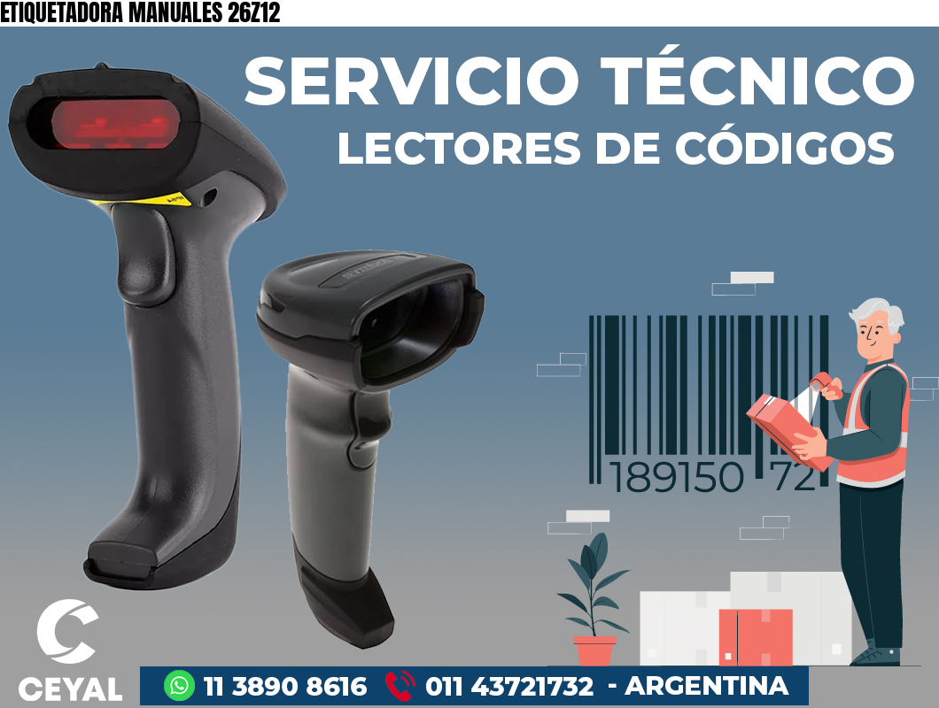 ETIQUETADORA MANUALES 26Z12