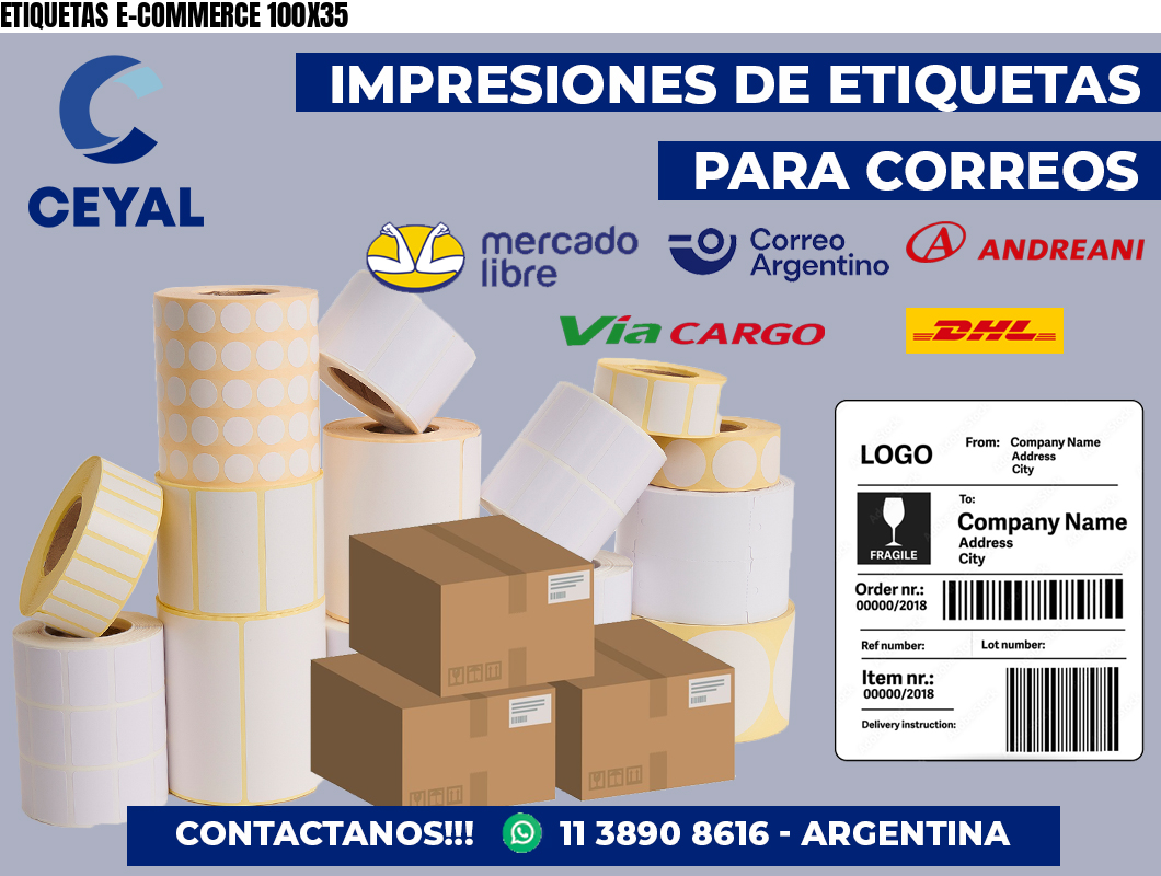 ETIQUETAS E-COMMERCE 100X35