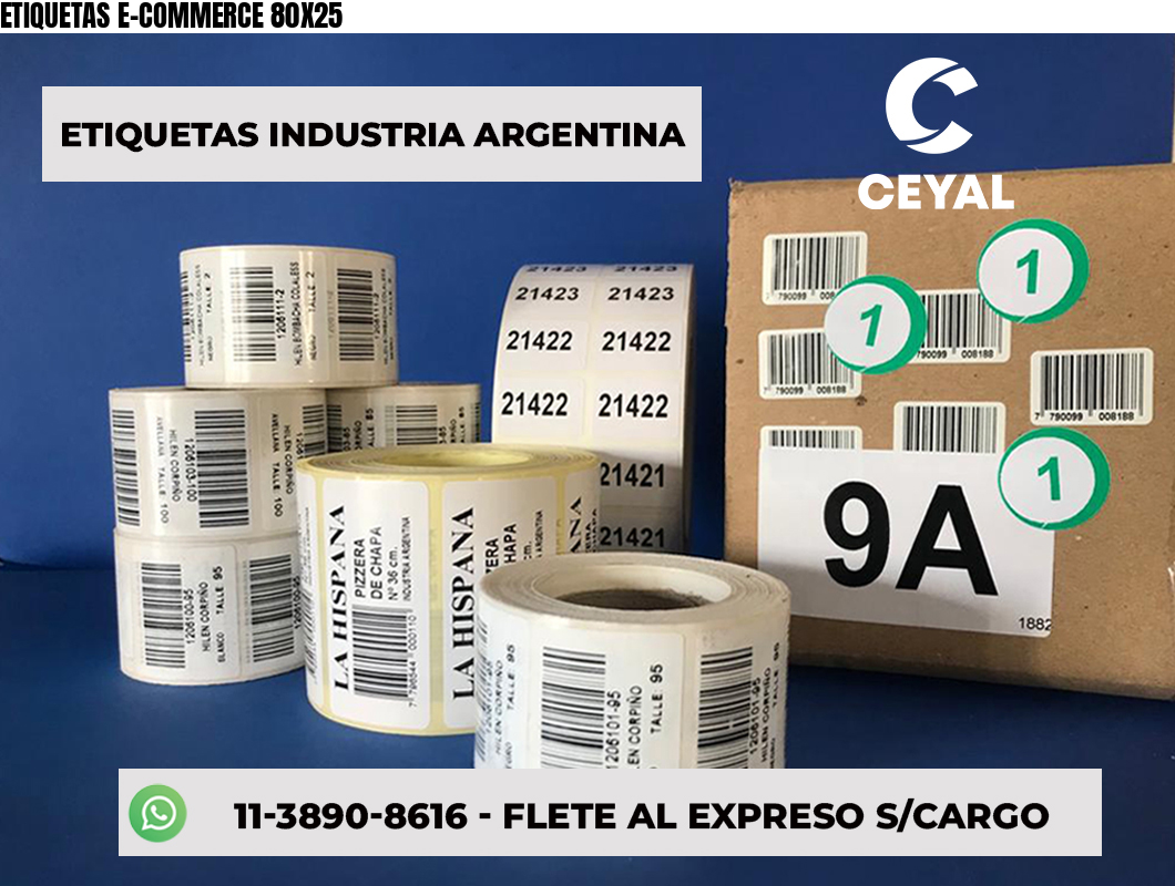 ETIQUETAS E-COMMERCE 80X25