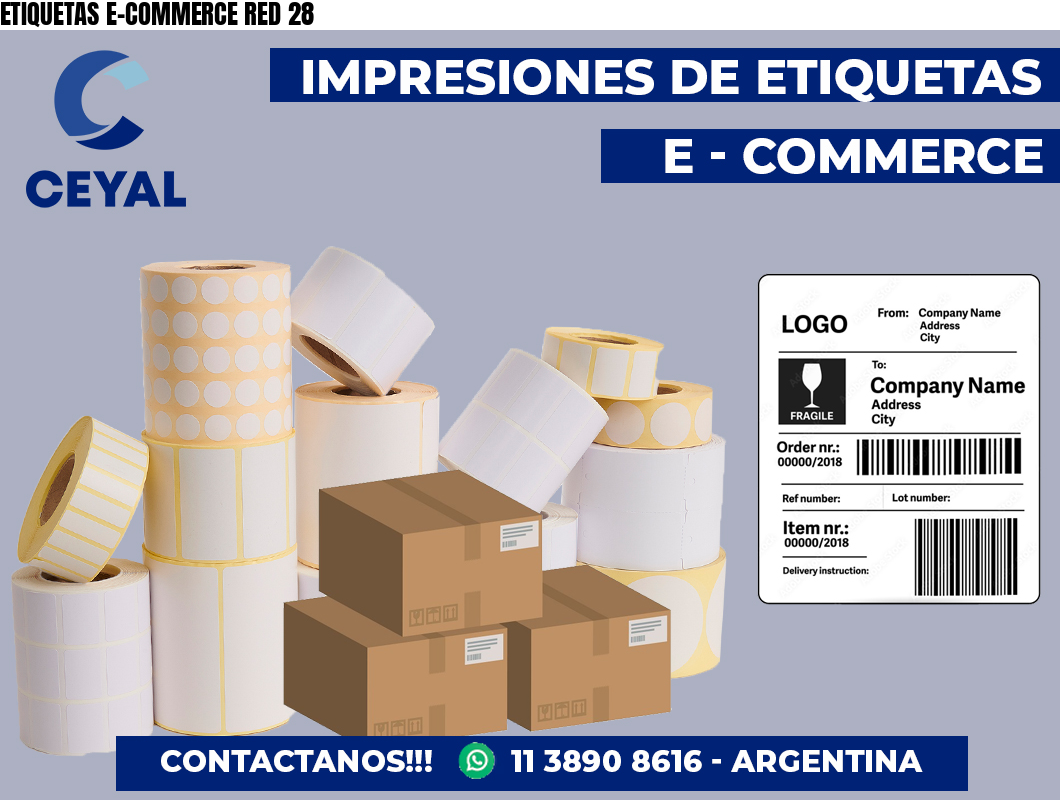 ETIQUETAS E-COMMERCE RED 28