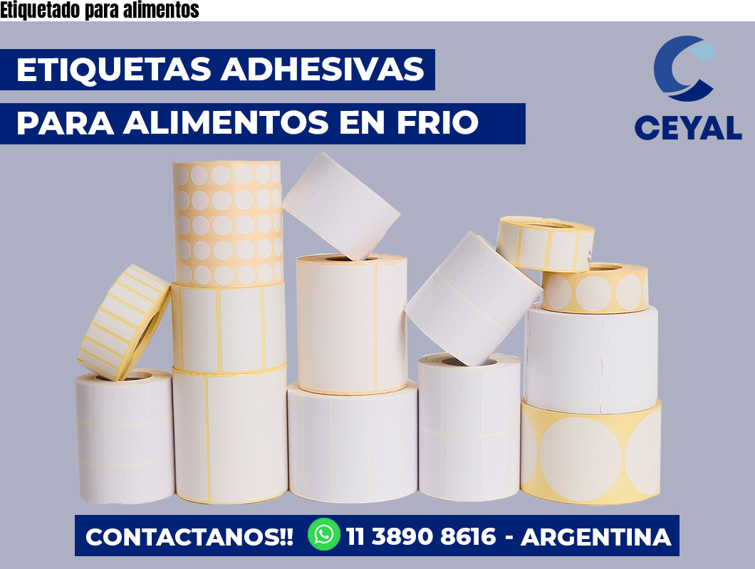 Etiquetado para alimentos