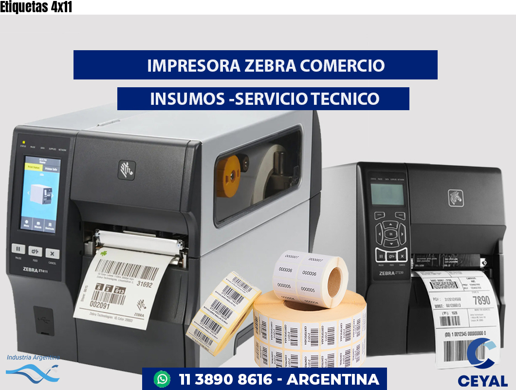Etiquetas 4x11
