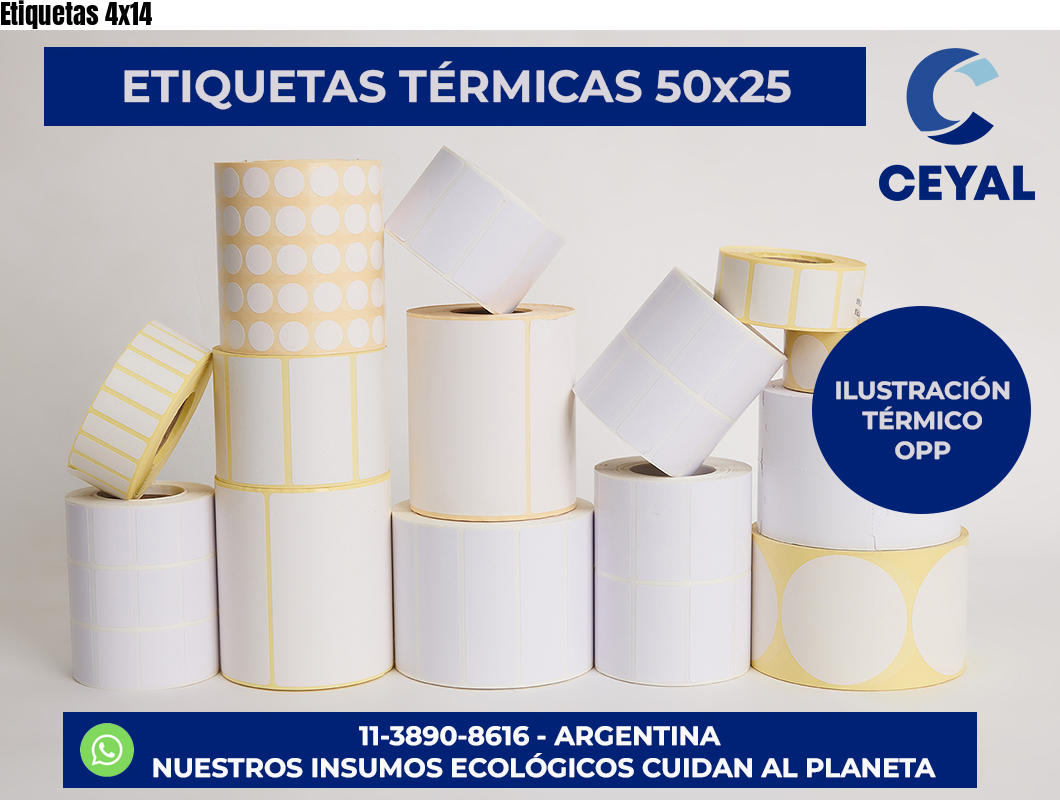 Etiquetas 4×14