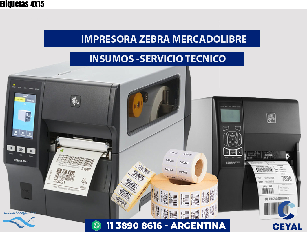 Etiquetas 4x15