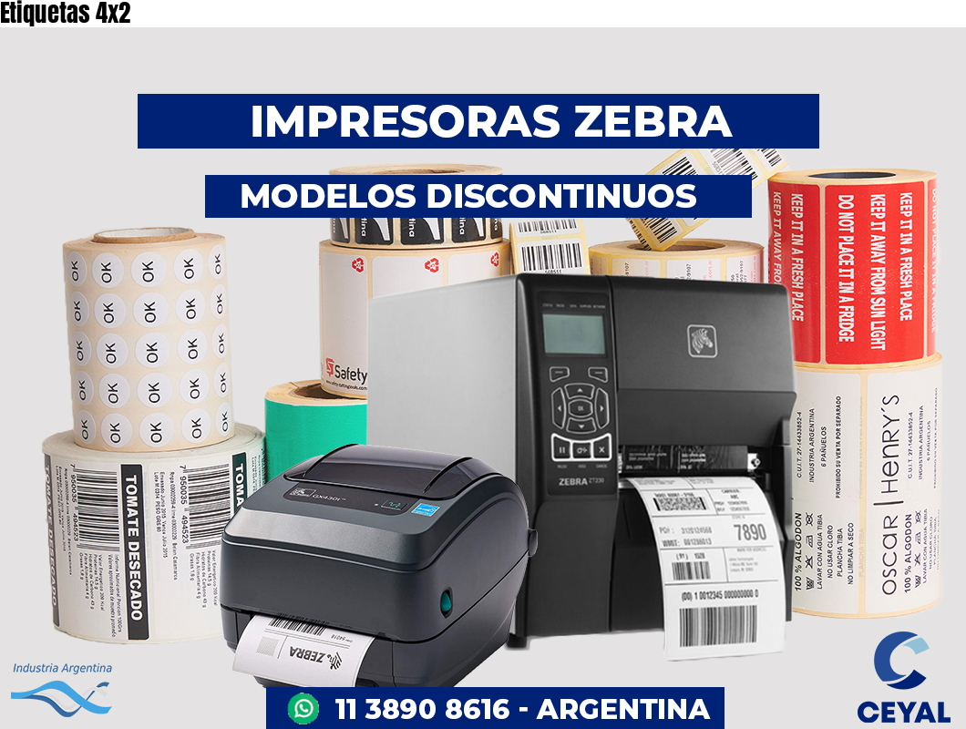 Etiquetas 4x2