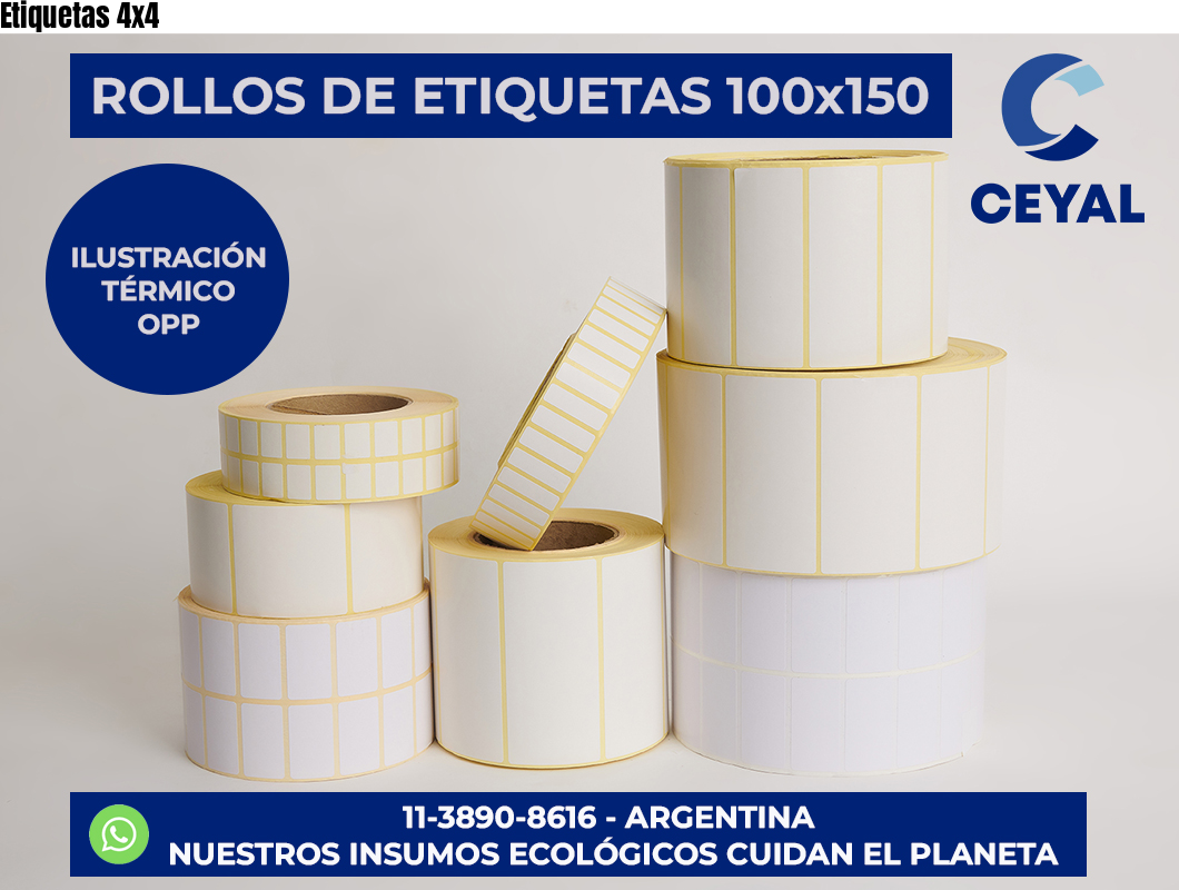 Etiquetas 4×4