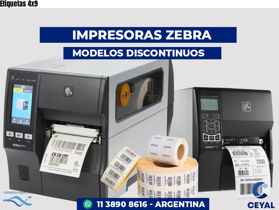 Etiquetas 4x9