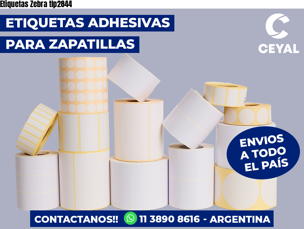 Etiquetas Zebra tlp2844