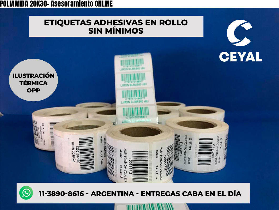 POLIAMIDA 20X30- Asesoramiento ONLINE