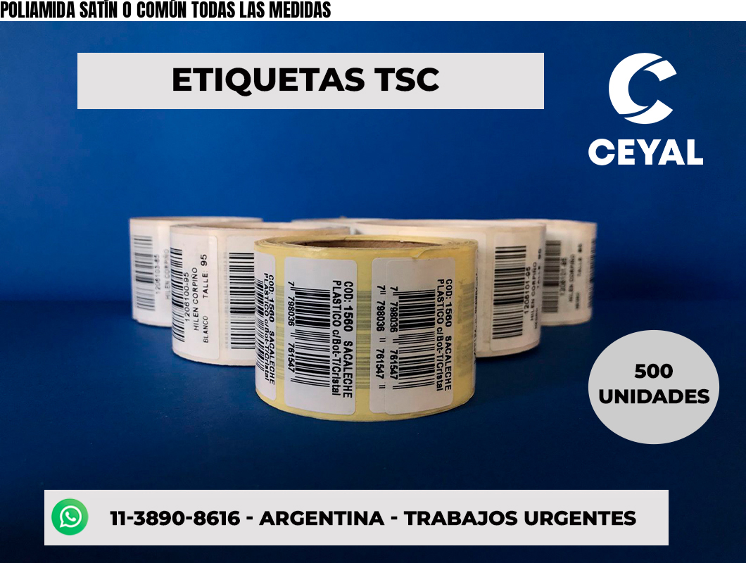 POLIAMIDA SATÍN O COMÚN TODAS LAS MEDIDAS