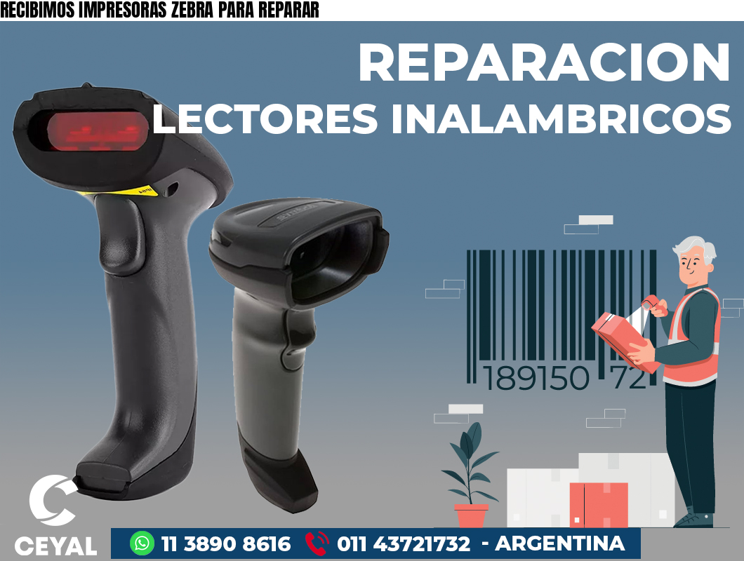 RECIBIMOS IMPRESORAS ZEBRA PARA REPARAR