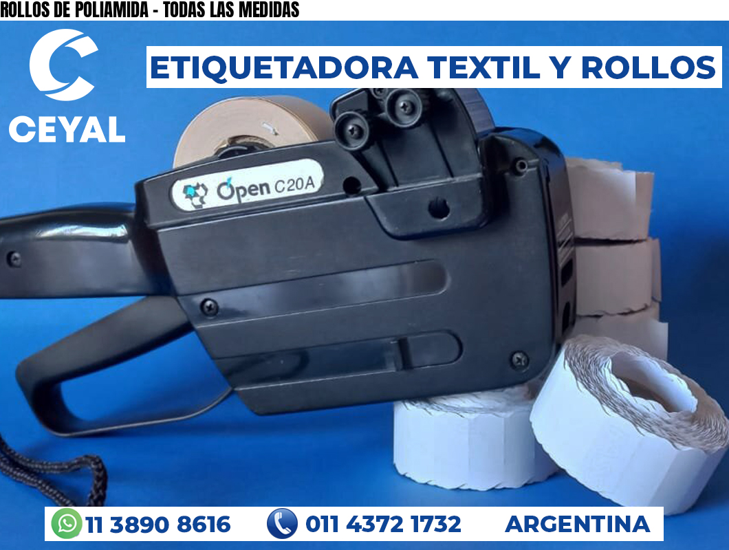 ROLLOS DE POLIAMIDA - TODAS LAS MEDIDAS