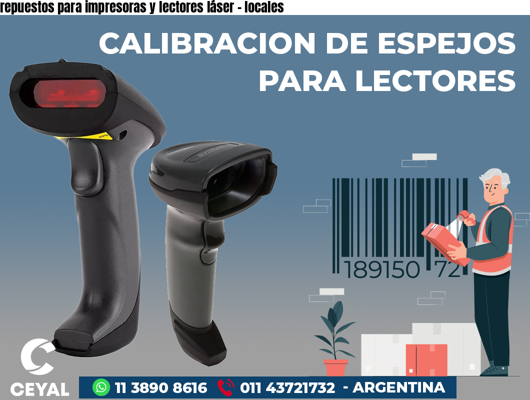 repuestos para impresoras y lectores láser - locales