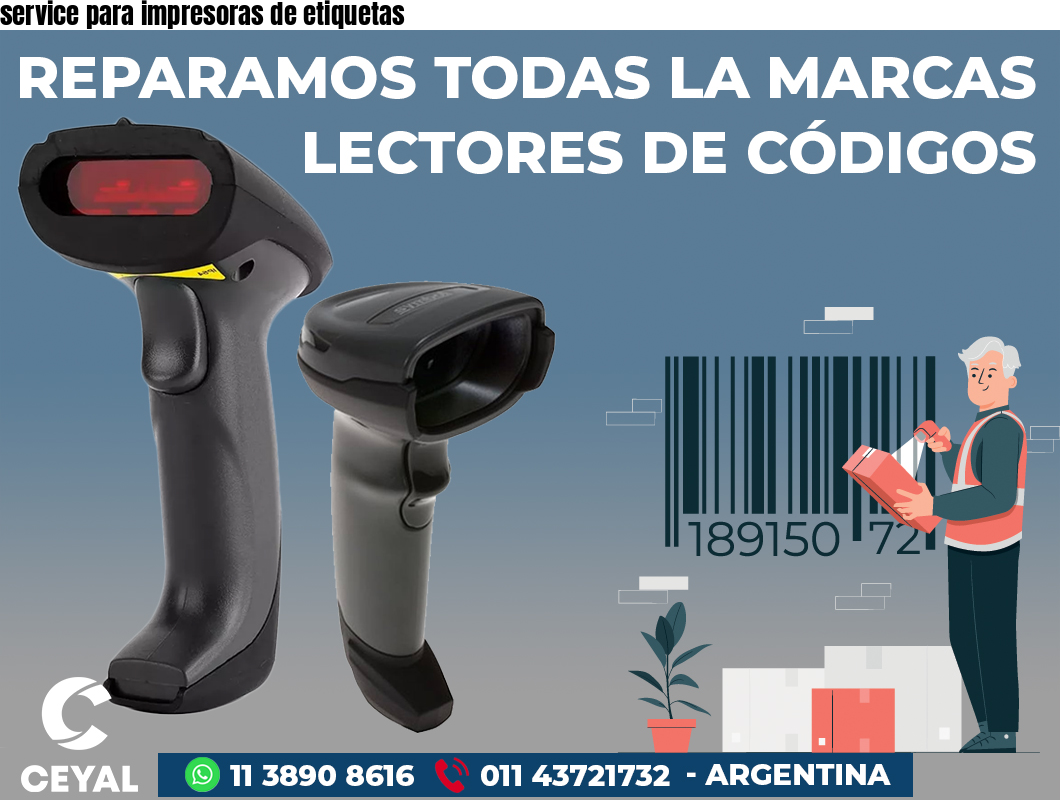 service para impresoras de etiquetas