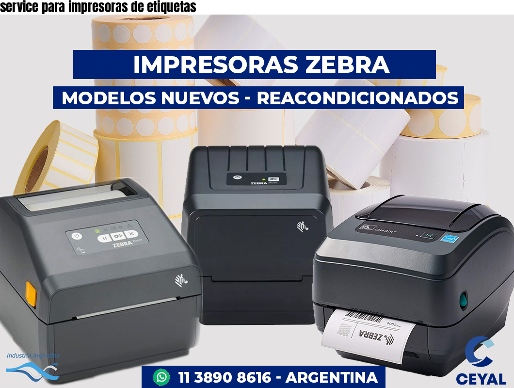 service para impresoras de etiquetas