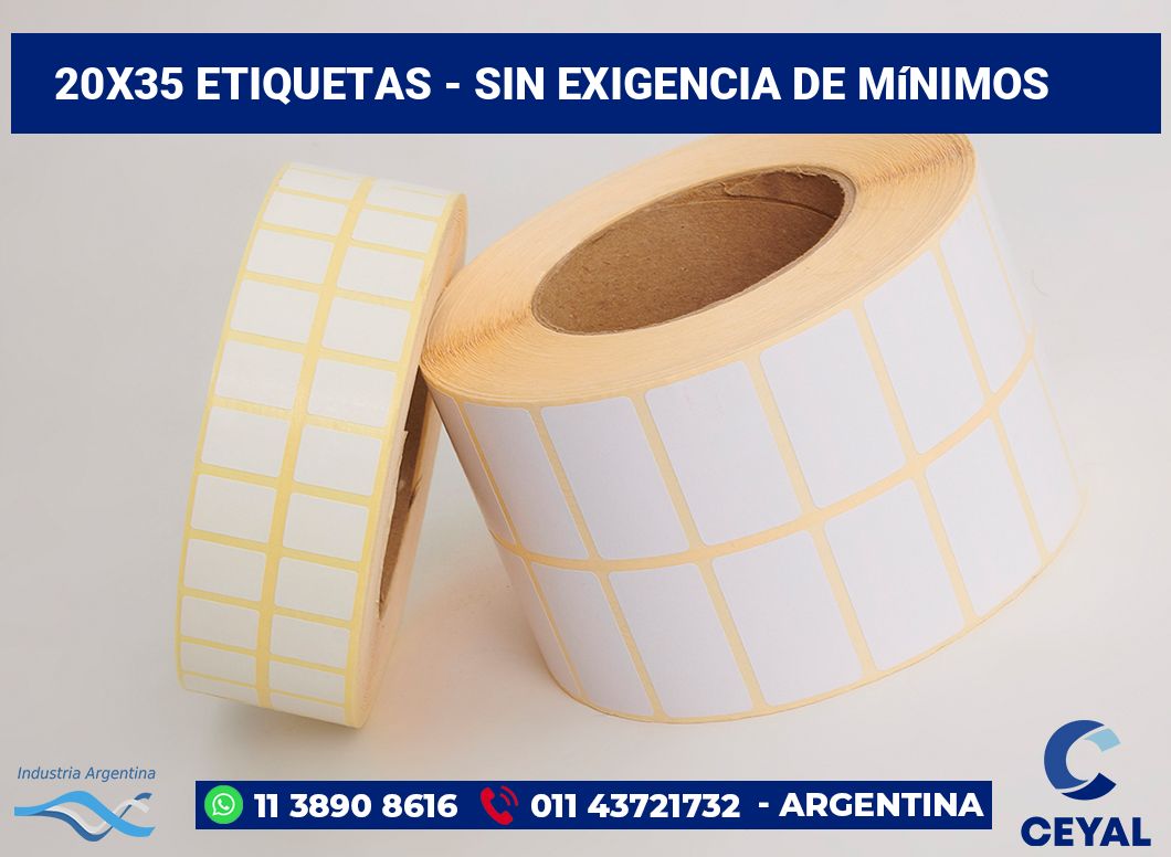 20x35 Etiquetas