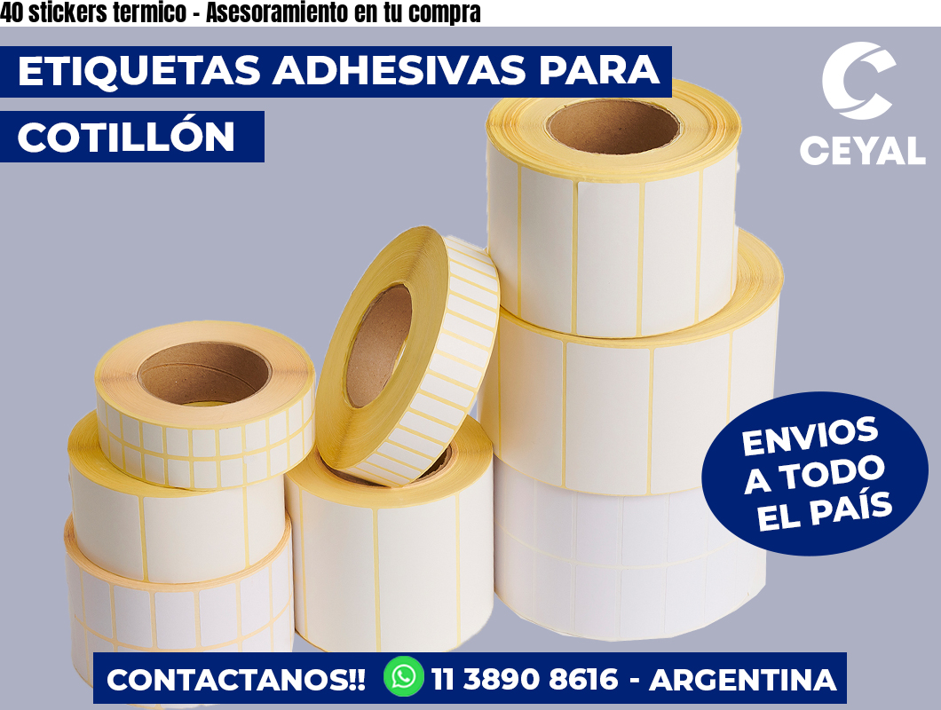 40 stickers termico – Asesoramiento en tu compra