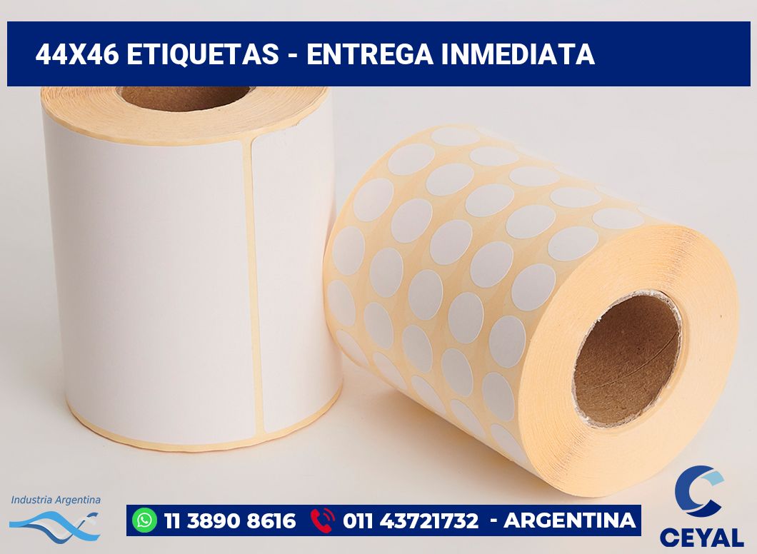 44x46 Etiquetas