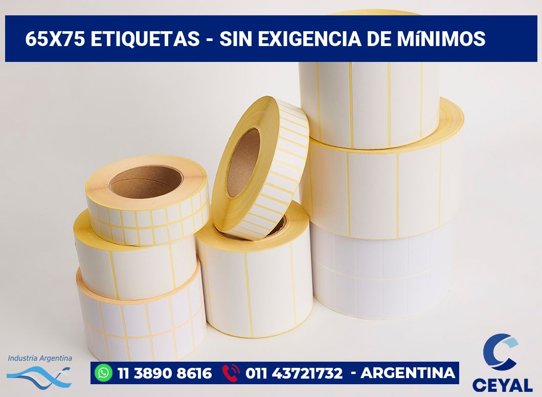 65x75 Etiquetas