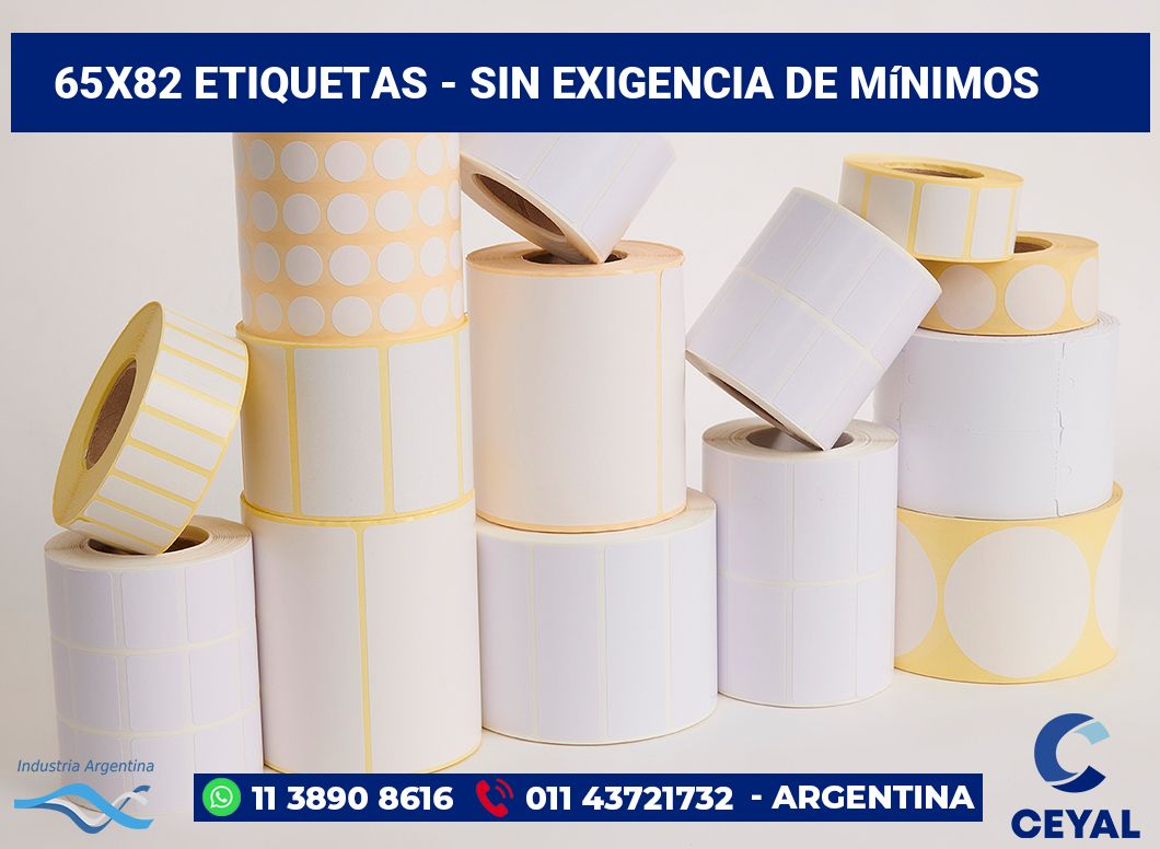65x82 Etiquetas
