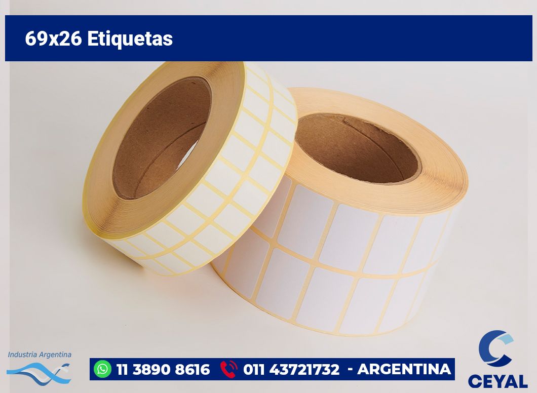 69x26 Etiquetas