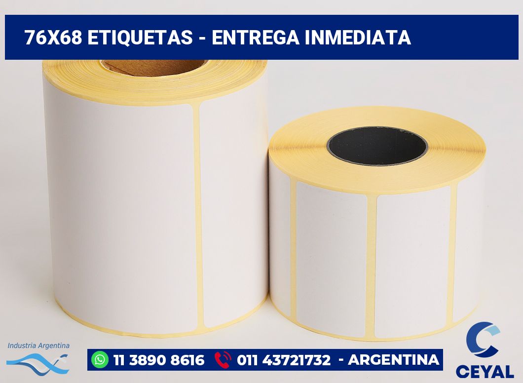 76x68 Etiquetas