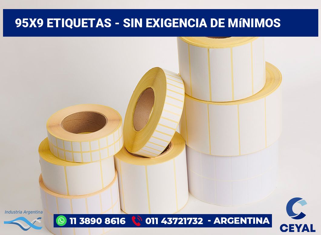 95×9 Etiquetas