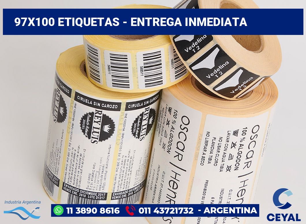 97x100 Etiquetas