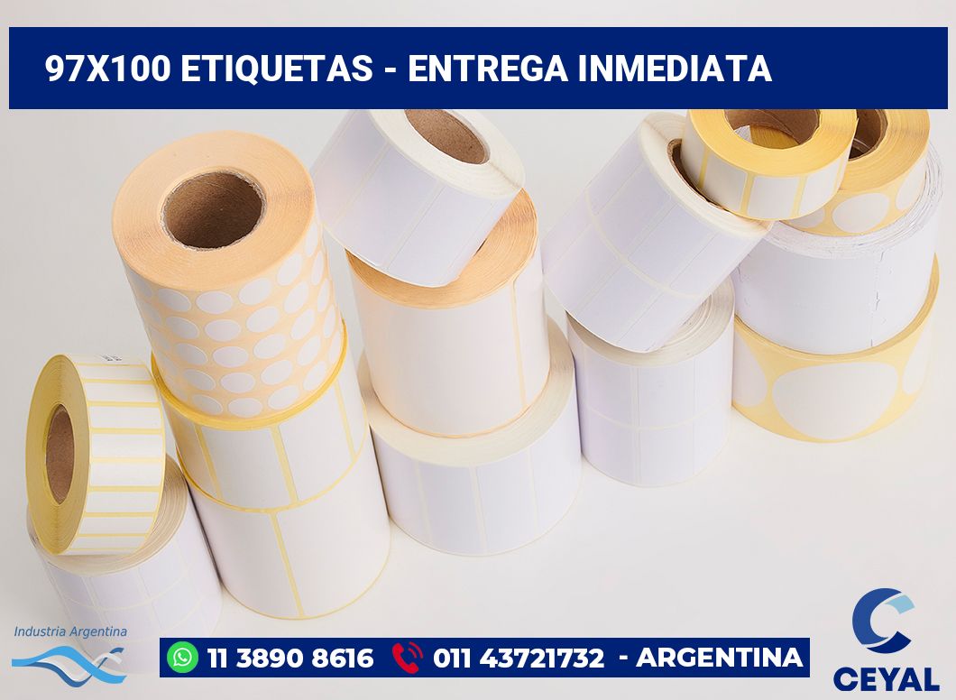 97×100 Etiquetas