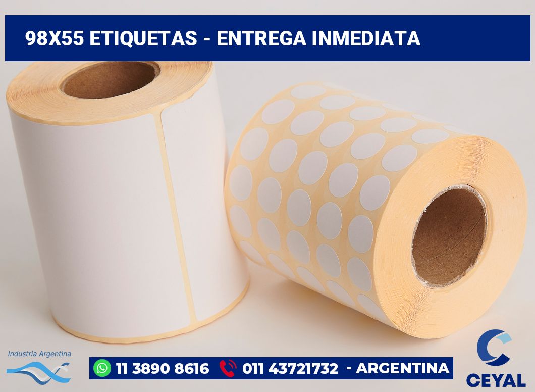 98x55 Etiquetas
