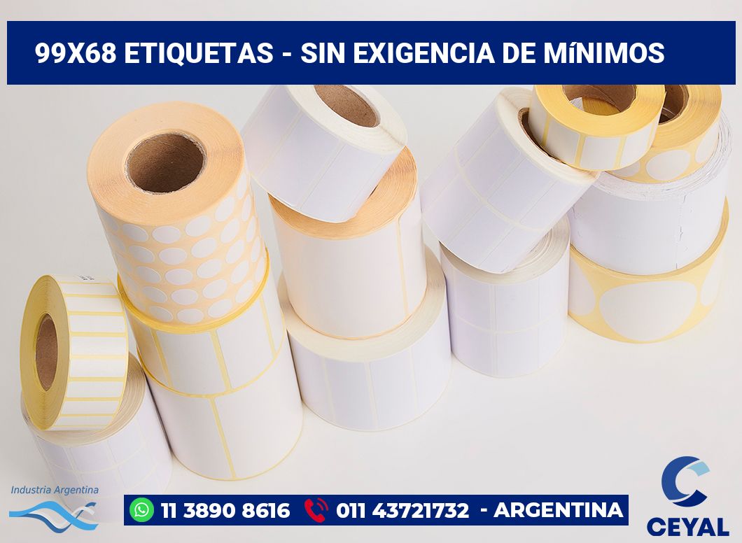 99×68 Etiquetas