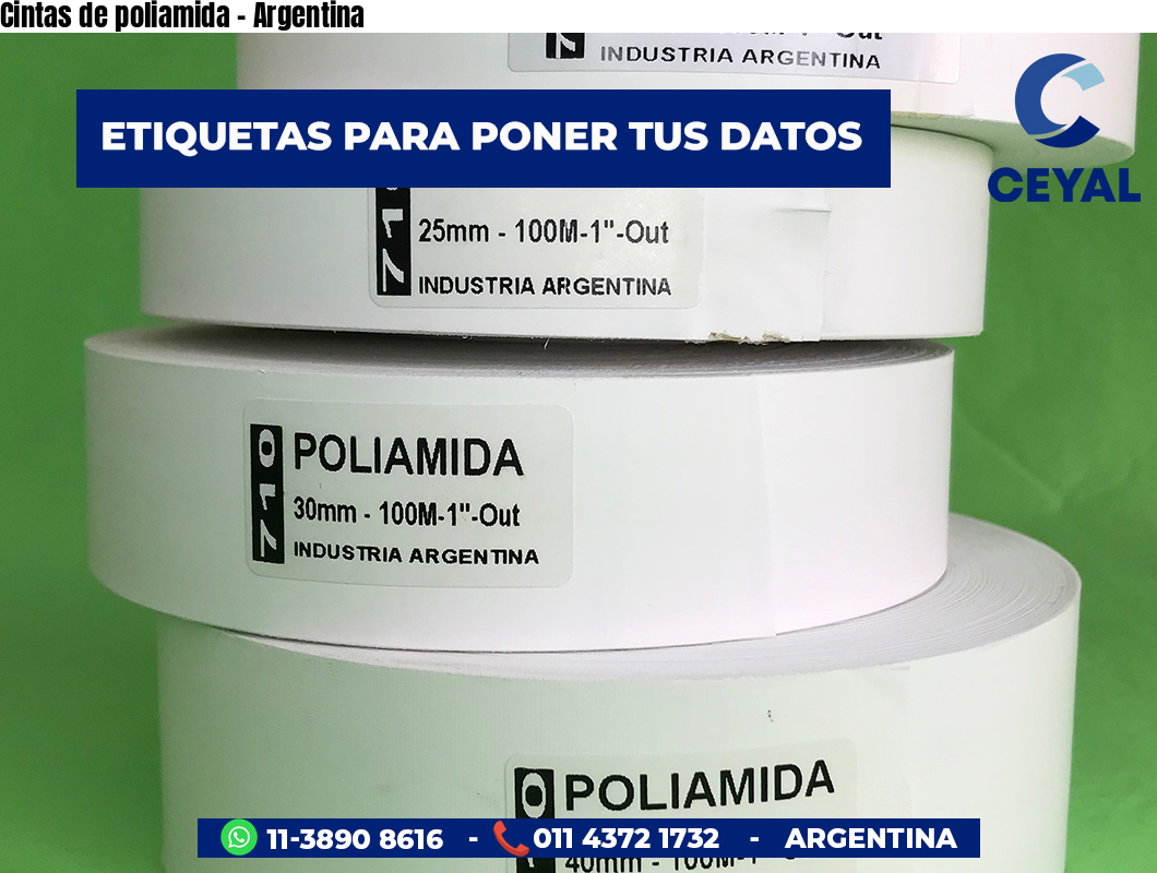 Cintas de poliamida - Argentina