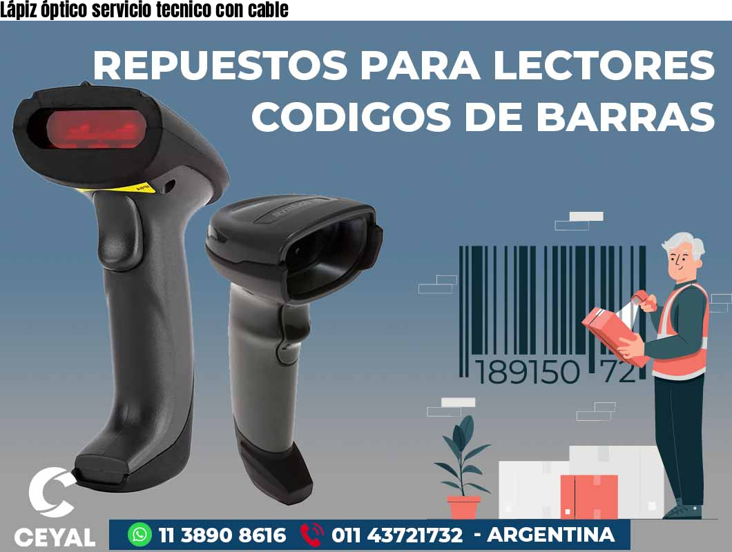 Lápiz óptico servicio tecnico con cable