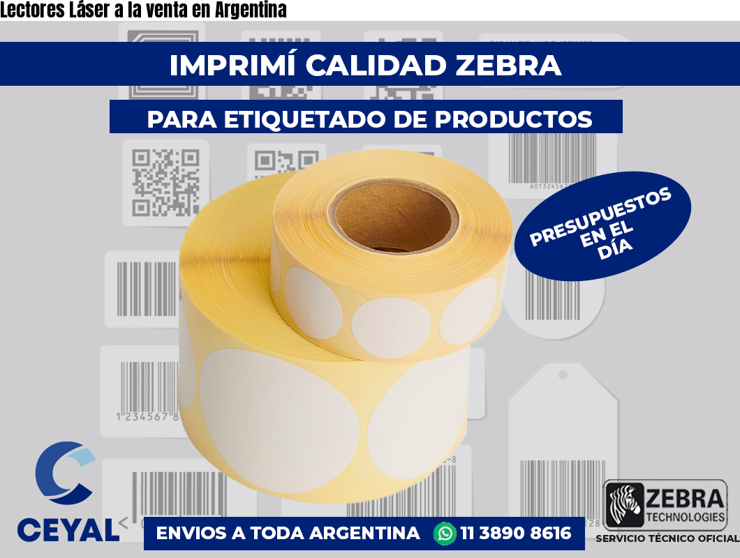 Lectores Láser a la venta en Argentina