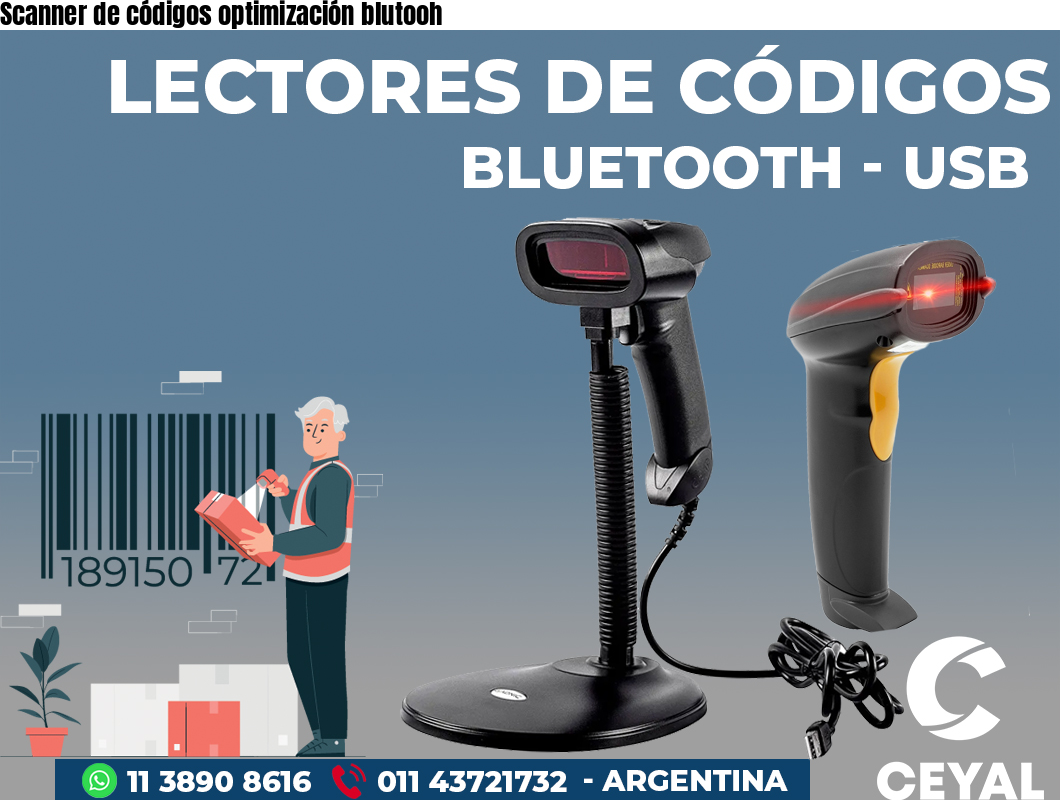 Scanner de códigos optimización blutooh