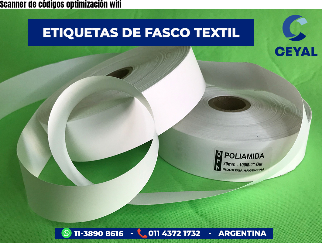 Scanner de códigos optimización wifi