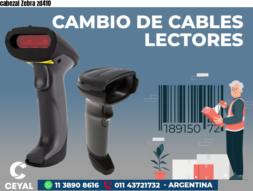 cabezal Zebra zd410